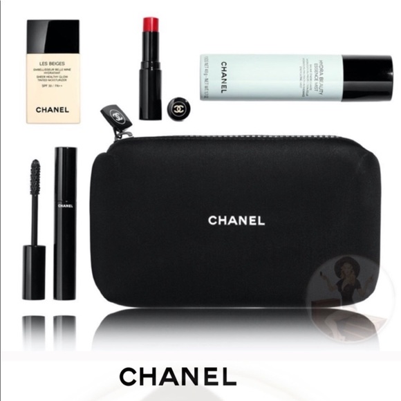 CHANEL Other - New+Box: Chanel Cosmetic Bag+ Mirror.Duo Compact